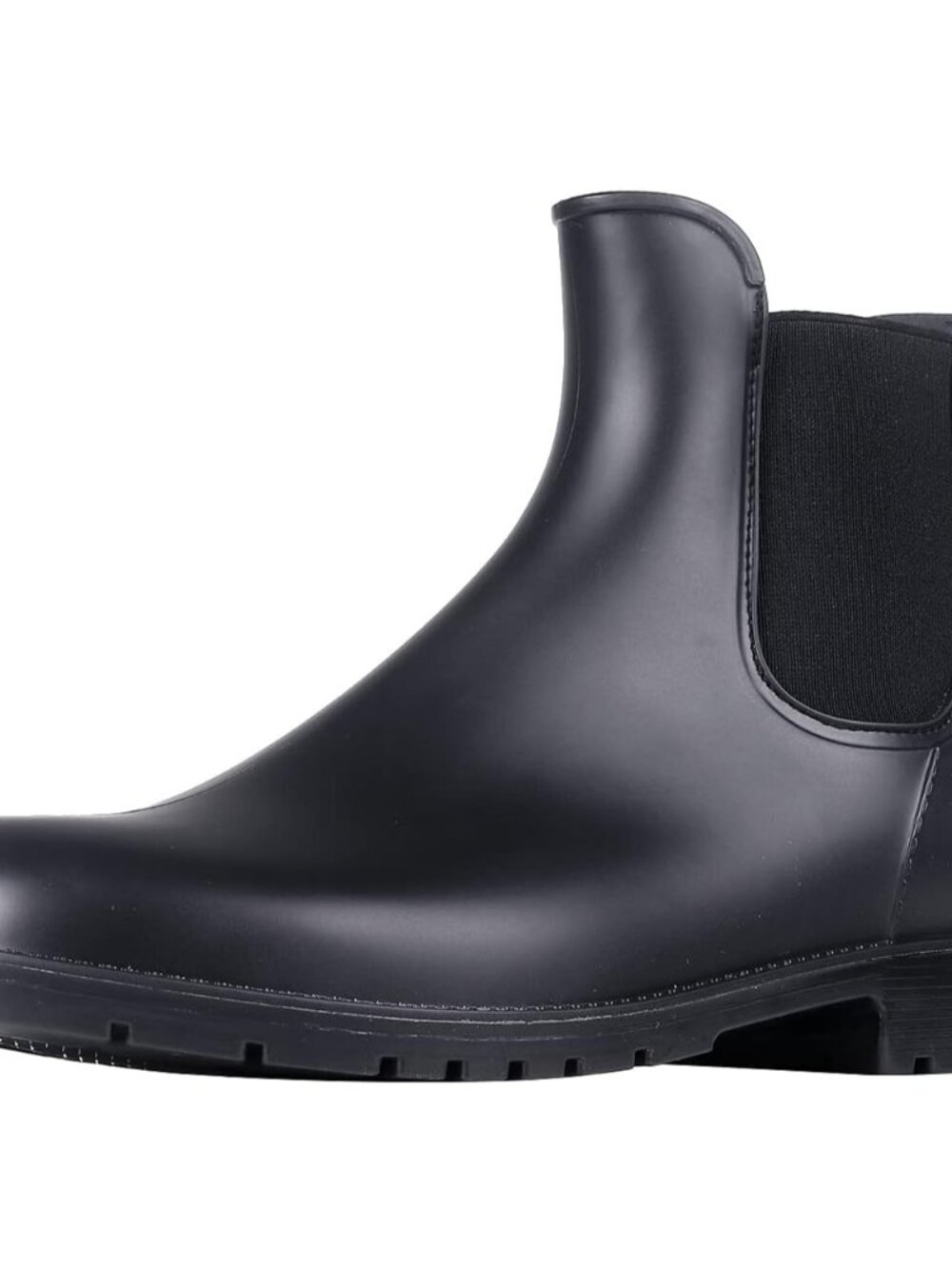Women's Ankle Rain Boots Waterproof Chelsea Boots | Stylish Matte Finish, Easy O